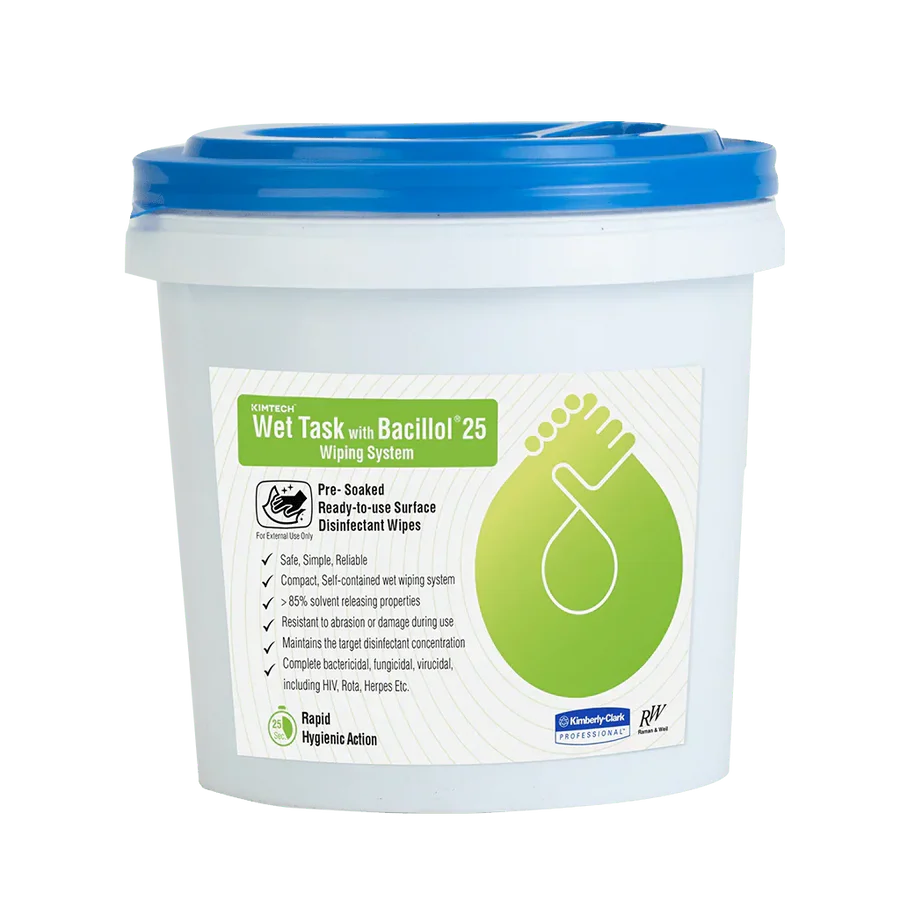Wettask® wipes with Bacillol® 25