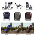 FOLDING RECLINER CHAIR-BLUE