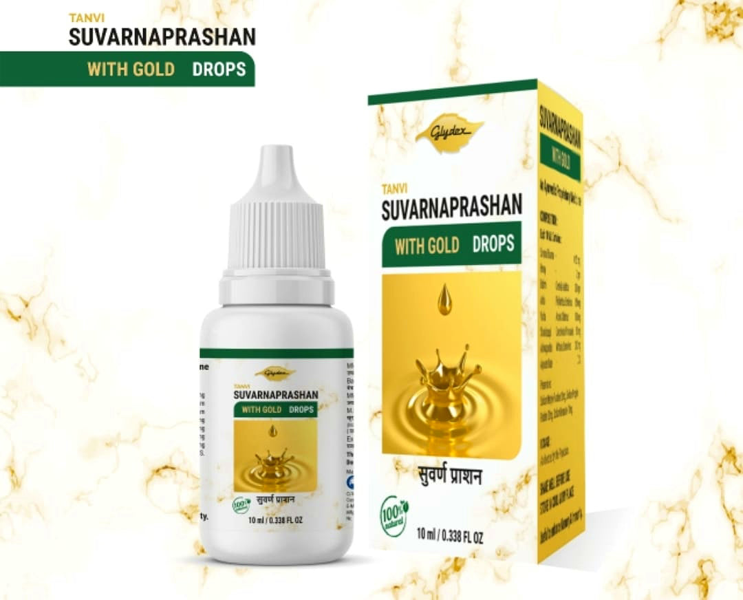 Bluekites Tanvi Swarnaprash Drops 10ML Pack of 3