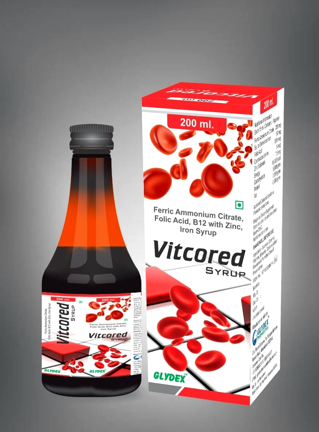 Bluekites Vitcored Syp 200ml 200ml Pack of 3