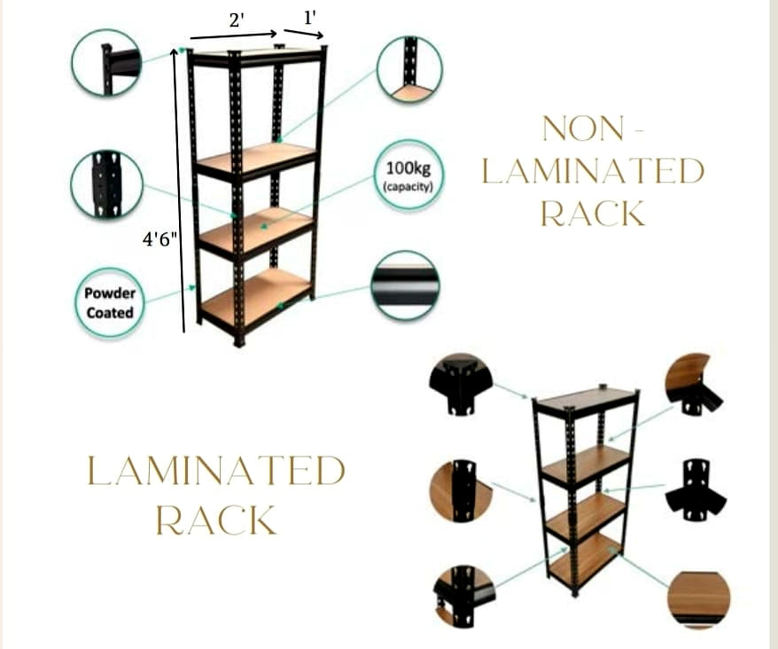 Small Size Boltless Rack Laminated