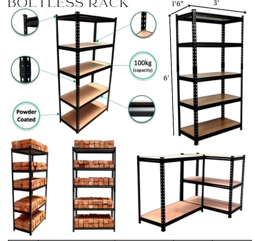 Extralarge Size Boltless Rack-Laminated