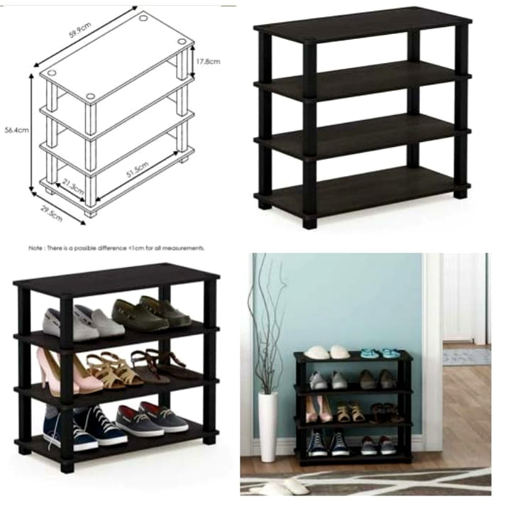 4 Tier Shoe Rack