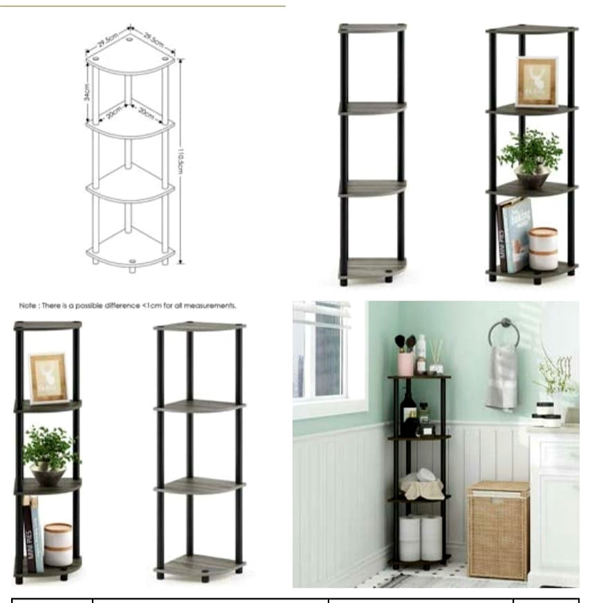 4 - Tier Corner Rack