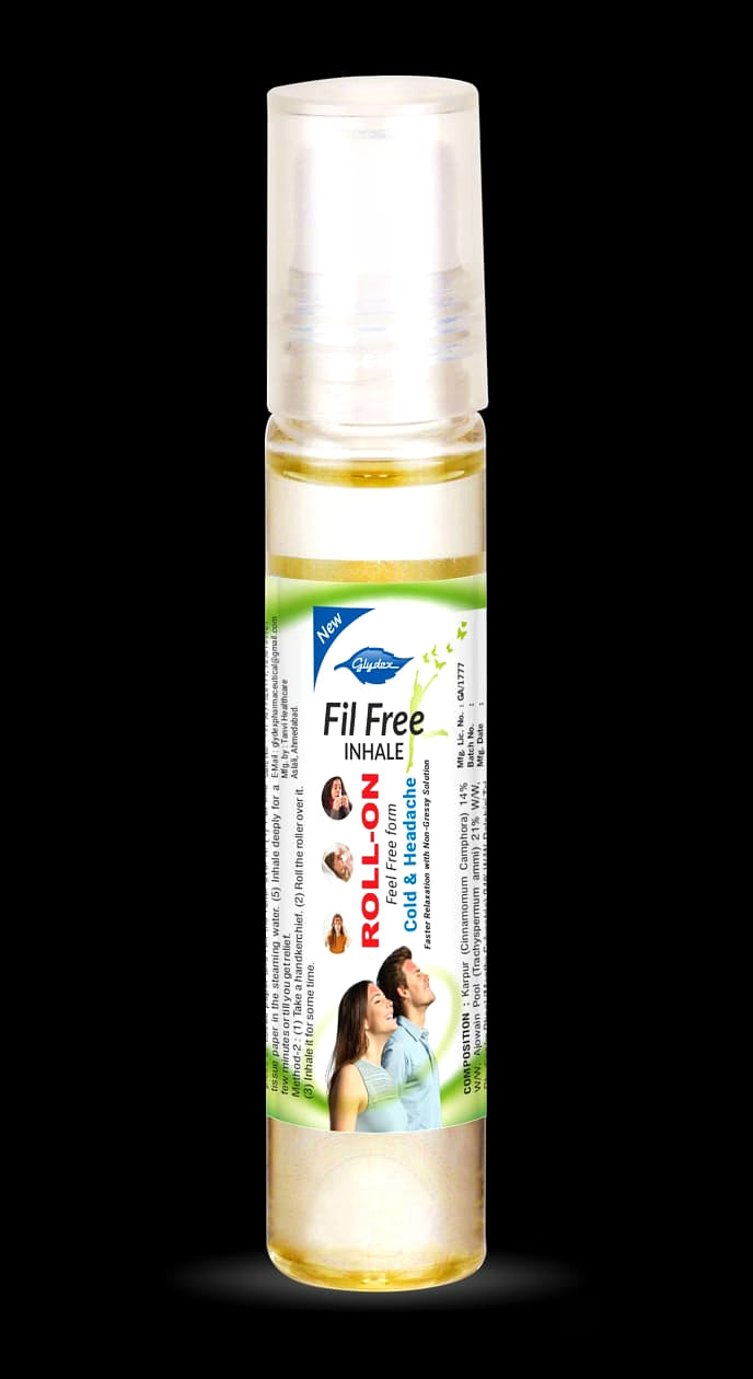 Bluekites FIL FREE INHALE 10ML Pack of 3 roll on