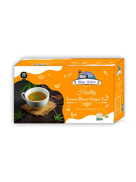 BLUEKITES HEALTHY LEMON HONEY GINGER TEA
