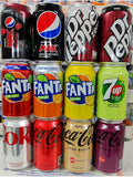 FANTA, COKE CANS