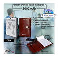 CORPORATE DIARY WITH POWERBANK AND CHARGING CORDS