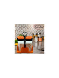 Bluekites Multipurpose Masala/ spice Rack Container With Tray- Set Of 2Pcs