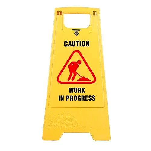 Bluekites Caution Standing Board Pack of 5